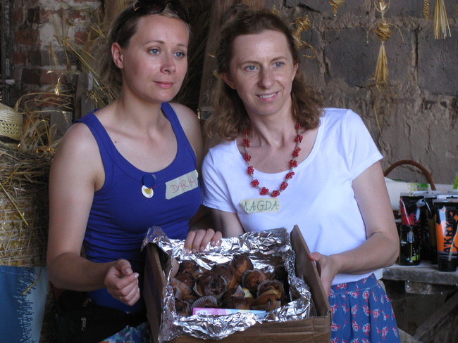 Malowanie na sianie - zdjęcia