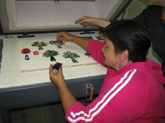 Tworzyli barwne witraże - zdjęcia