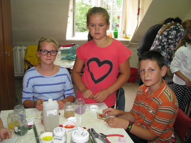 Tworzyli barwne witraże - zdjęcia