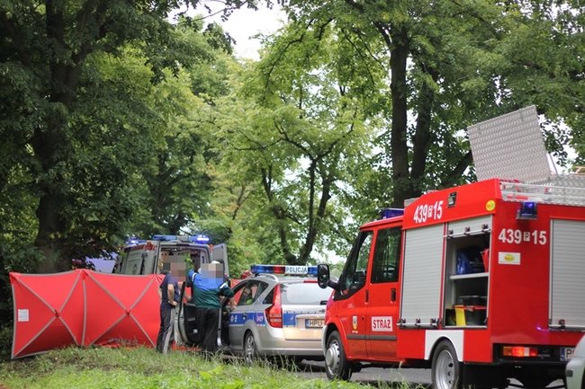 Strażacy musieli rozcinać auto - zdjęcia