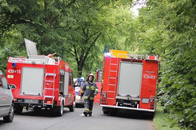 Strażacy musieli rozcinać auto - zdjęcia