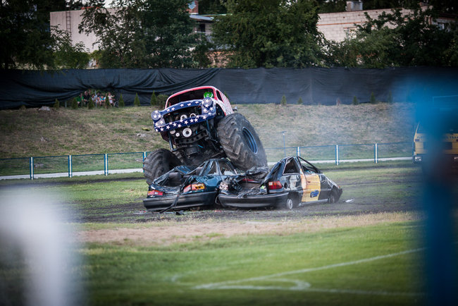 Gladiatorzy na stadionie - zdjęcia