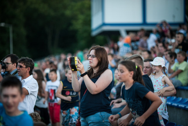 Gladiatorzy na stadionie - zdjęcia