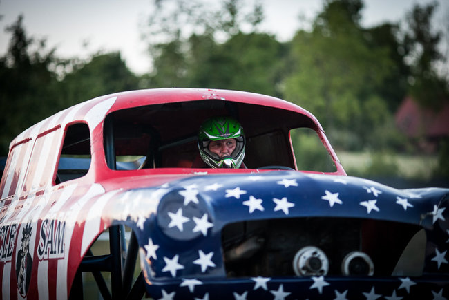 Gladiatorzy na stadionie - zdjęcia