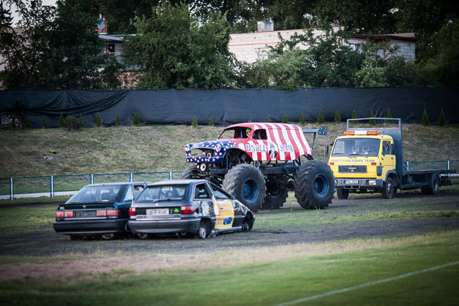 Gladiatorzy na stadionie - zdjęcia