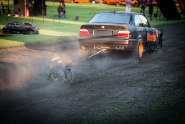 Gladiatorzy na stadionie - zdjęcia
