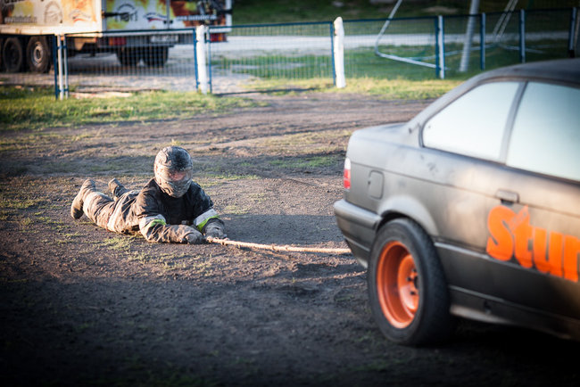 Gladiatorzy na stadionie - zdjęcia