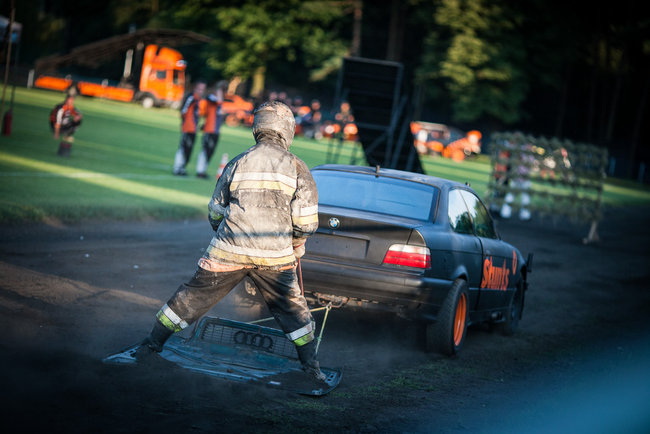 Gladiatorzy na stadionie - zdjęcia