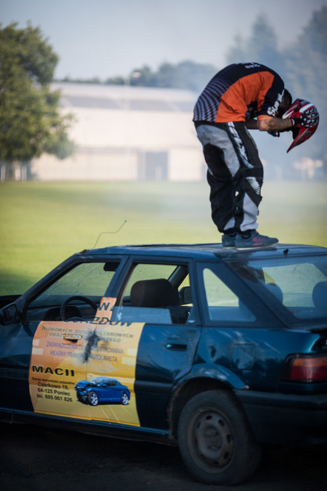 Gladiatorzy na stadionie - zdjęcia