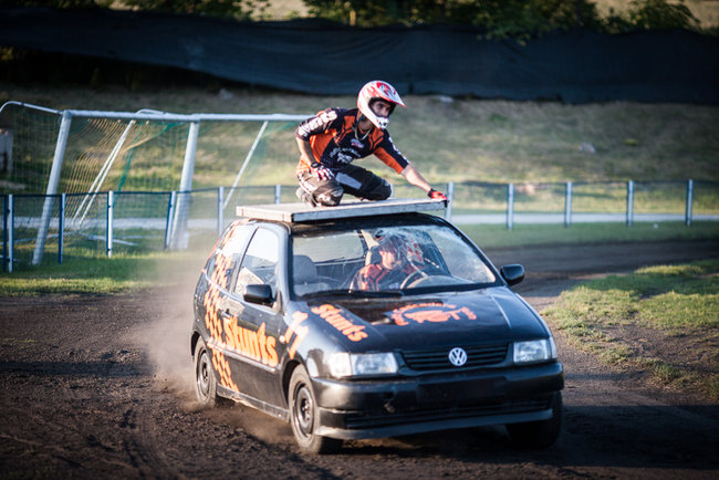 Gladiatorzy na stadionie - zdjęcia