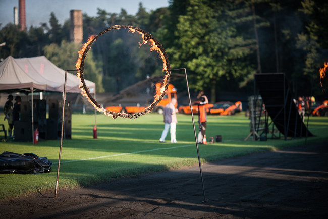 Gladiatorzy na stadionie - zdjęcia