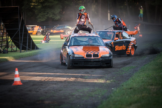 Gladiatorzy na stadionie - zdjęcia