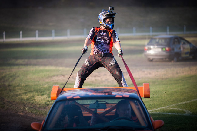 Gladiatorzy na stadionie - zdjęcia