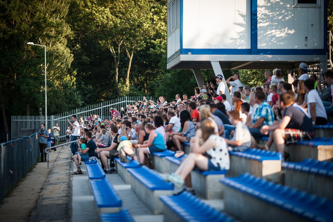 Gladiatorzy na stadionie - zdjęcia