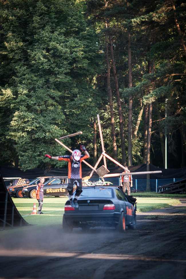 Gladiatorzy na stadionie - zdjęcia