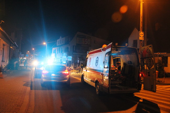 Pożar. Kobieta chciała skakać z okna - zdjęcia