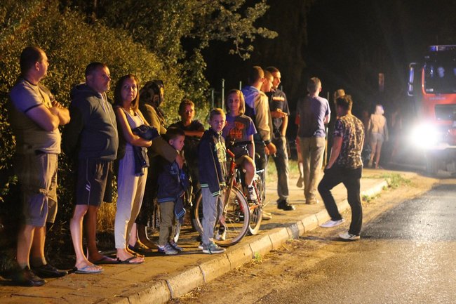 Olbrzymi pożar w środku wsi - zdjęcia