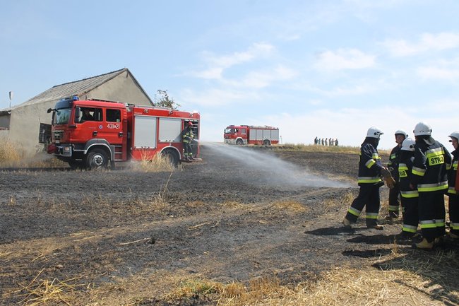 Płomienie sięgały trzech metrów - zdjęcia