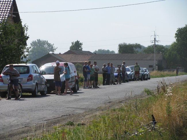 Kombajnista zauważył dym - zdjęcia