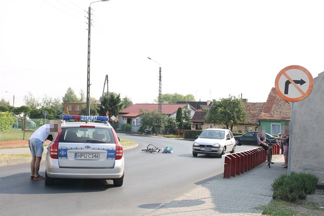 Rowerzystka w szpitalu - zdjęcia