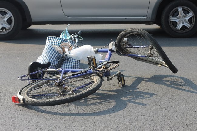 Rowerzystka w szpitalu - zdjęcia