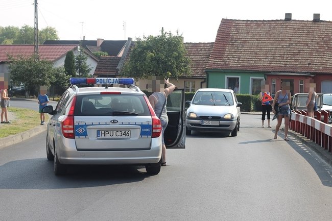 Rowerzystka w szpitalu - zdjęcia