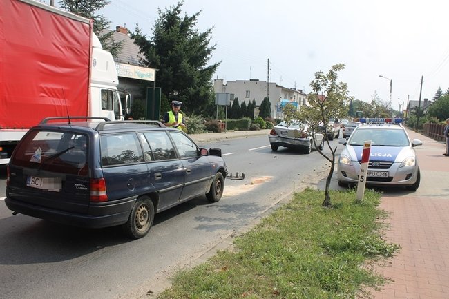 Nie wyhamował w porę - zdjęcia