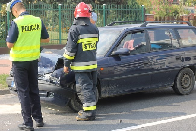 Nie wyhamował w porę - zdjęcia
