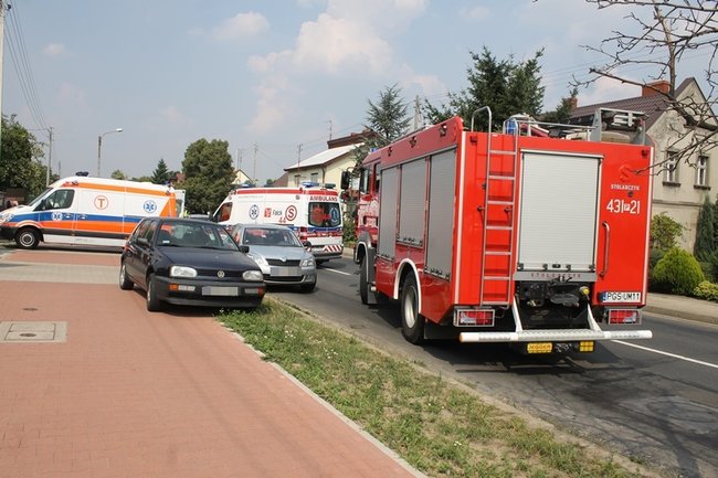 Nie wyhamował w porę - zdjęcia