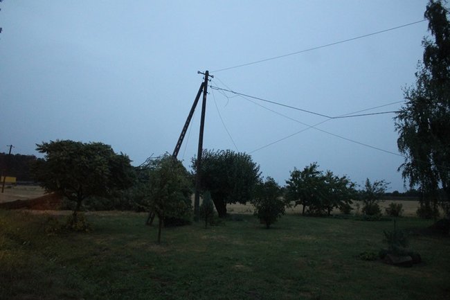 Nawałnica przeszła przez powiat- zdjęcia