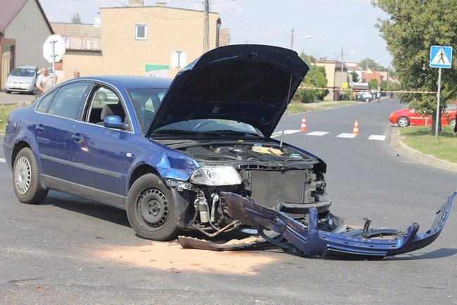 Zderzyli się na skrzyżowaniu - zdjęcia
