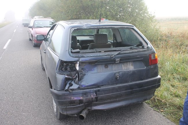 Próbował hamować, było za późno - zdjęcia