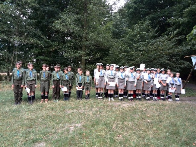 Jesienne harce w lesie - zdjęcia