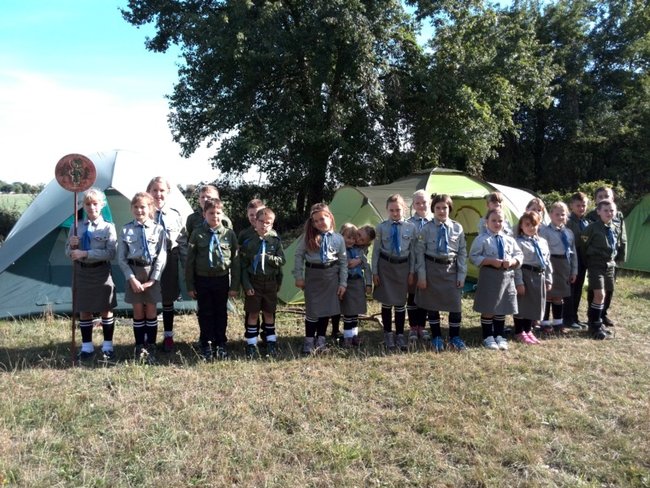 Jesienne harce w lesie - zdjęcia