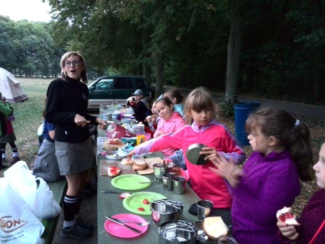 Jesienne harce w lesie - zdjęcia