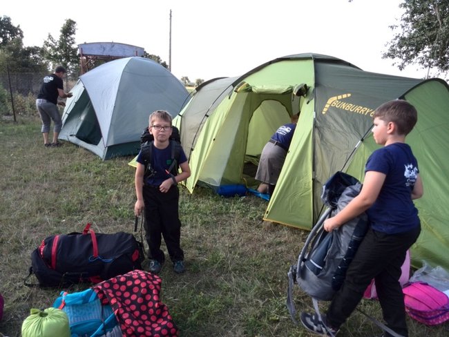 Jesienne harce w lesie - zdjęcia