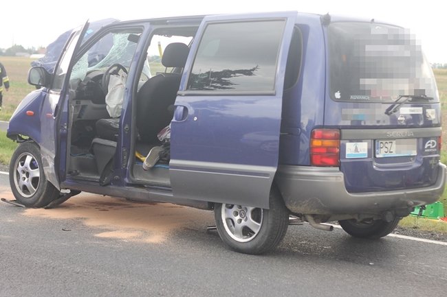 Motocyklista w ciężkim stanie - zdjęcia