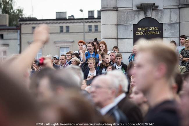 Tłum powitał prezydenta - fotorelacja