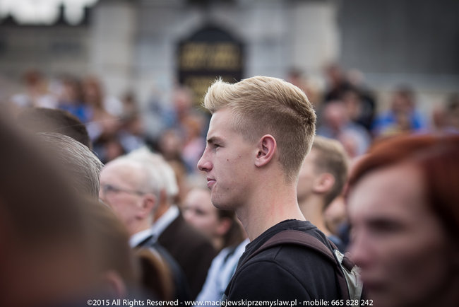 Tłum powitał prezydenta - fotorelacja