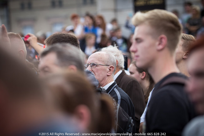 Tłum powitał prezydenta - fotorelacja