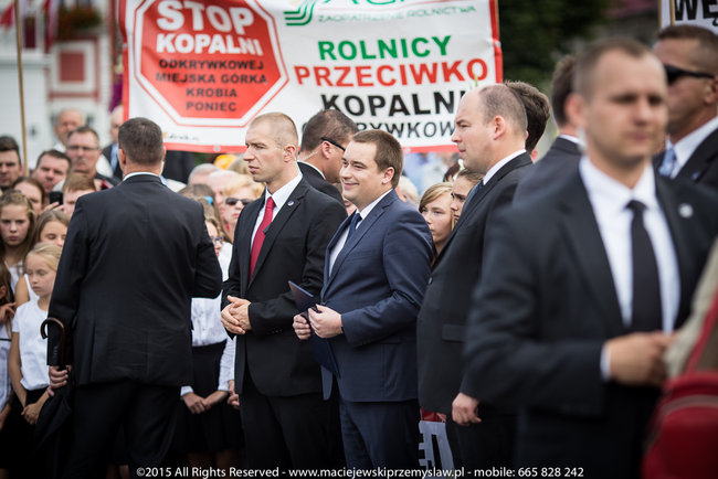 Tłum powitał prezydenta - fotorelacja