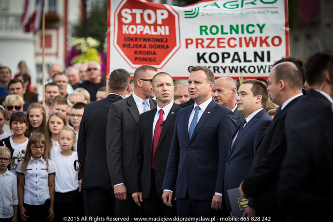 Tłum powitał prezydenta - fotorelacja