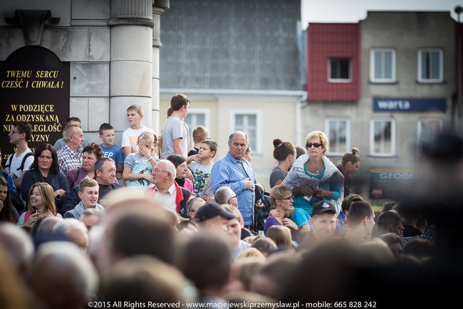 Tłum powitał prezydenta - fotorelacja
