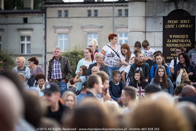 Tłum powitał prezydenta - fotorelacja
