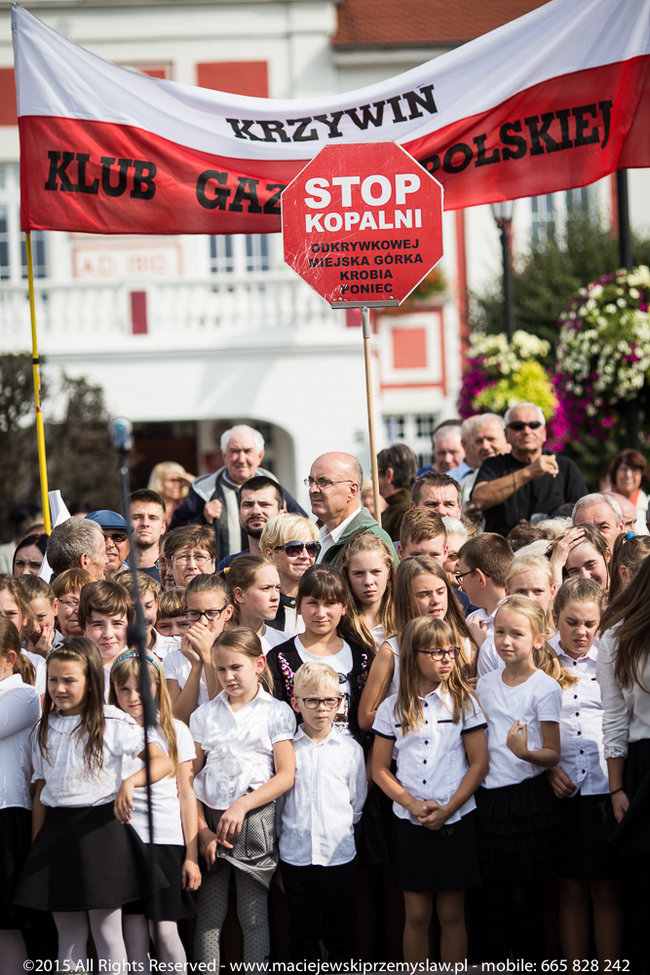 Tłum powitał prezydenta - fotorelacja