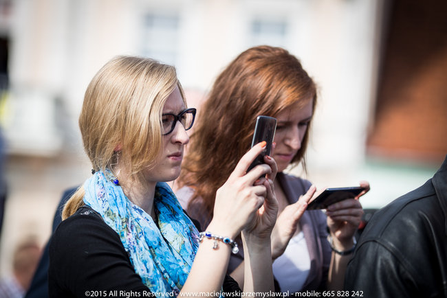 Tłum powitał prezydenta - fotorelacja