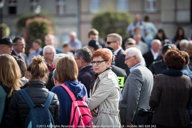 Tłum powitał prezydenta - fotorelacja