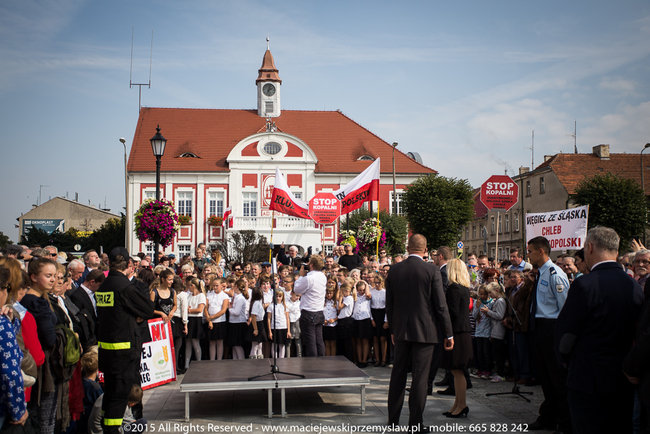 Tłum powitał prezydenta - fotorelacja