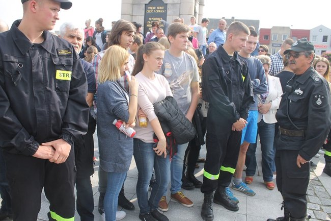 Tłum powitał prezydenta - fotorelacja