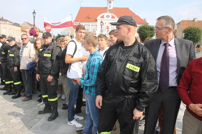 Tłum powitał prezydenta - fotorelacja